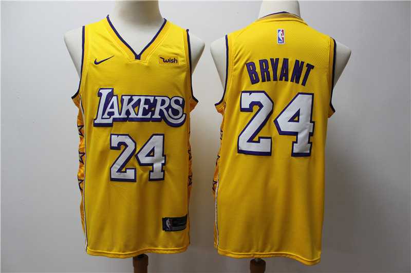 Lakers 24 kobe Bryant Yellow 2019-20 Nike City Edition Swingman Jersey,We sell and wholesale Lakers 24 kobe Bryant Yellow 2019-20 Nike City Edition Swingman Jersey on line form chian!